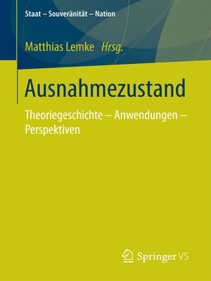 cover image of Ausnahmezustand